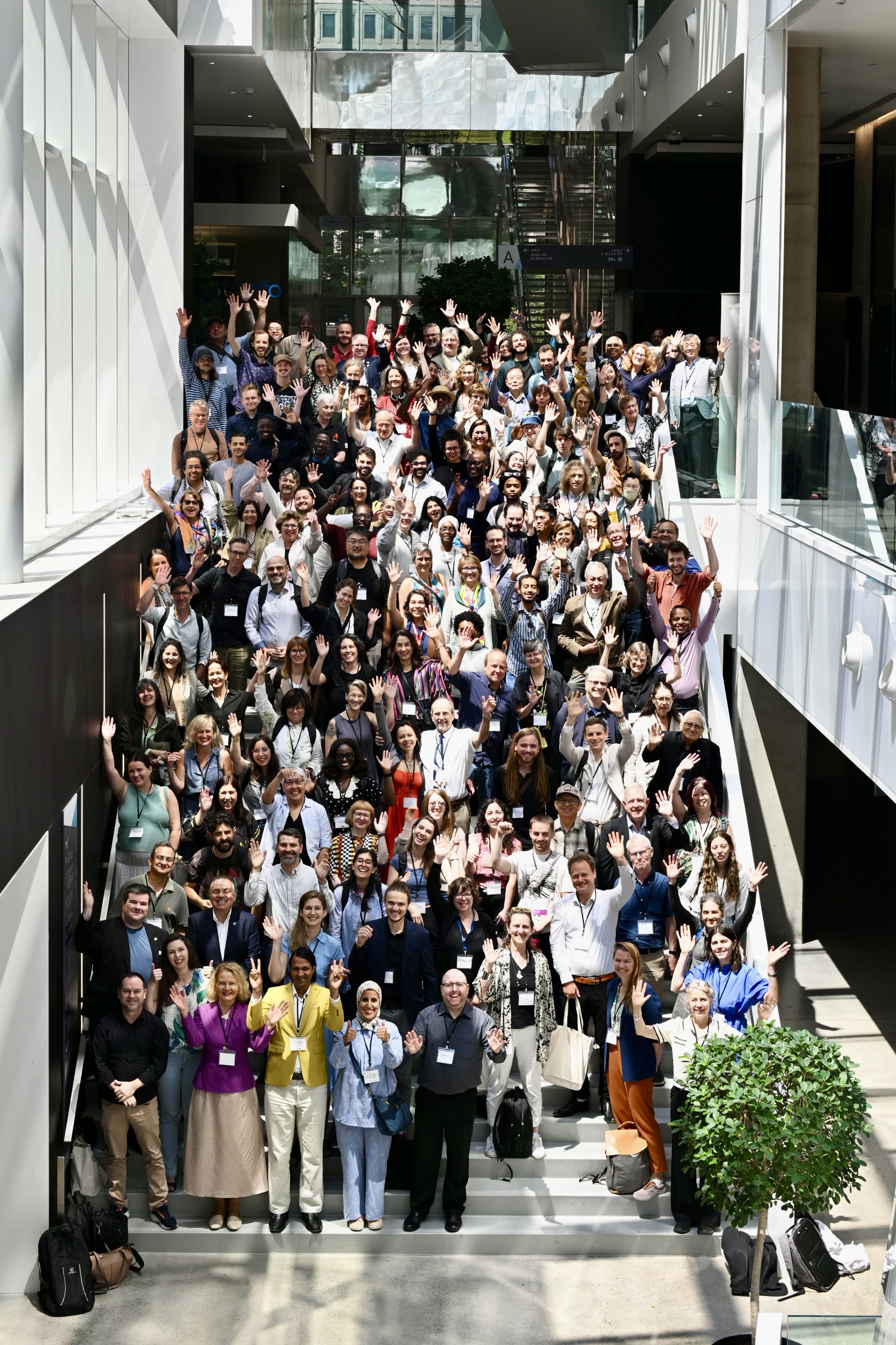 Groupe de participants