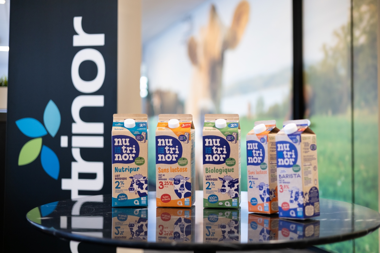 Lait carboneutre de Nutrinor