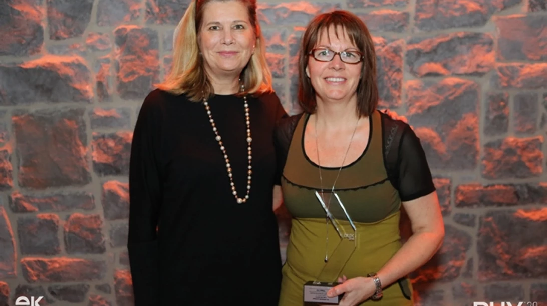 Photo de Donna-Lynn Kovic et Guylaine Lacroix.