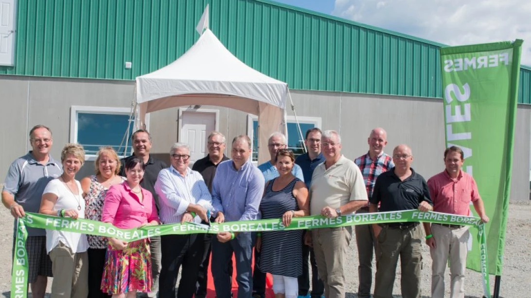Inauguration officielle des Fermes boréales à Fugèreville, au Témiscamingue.