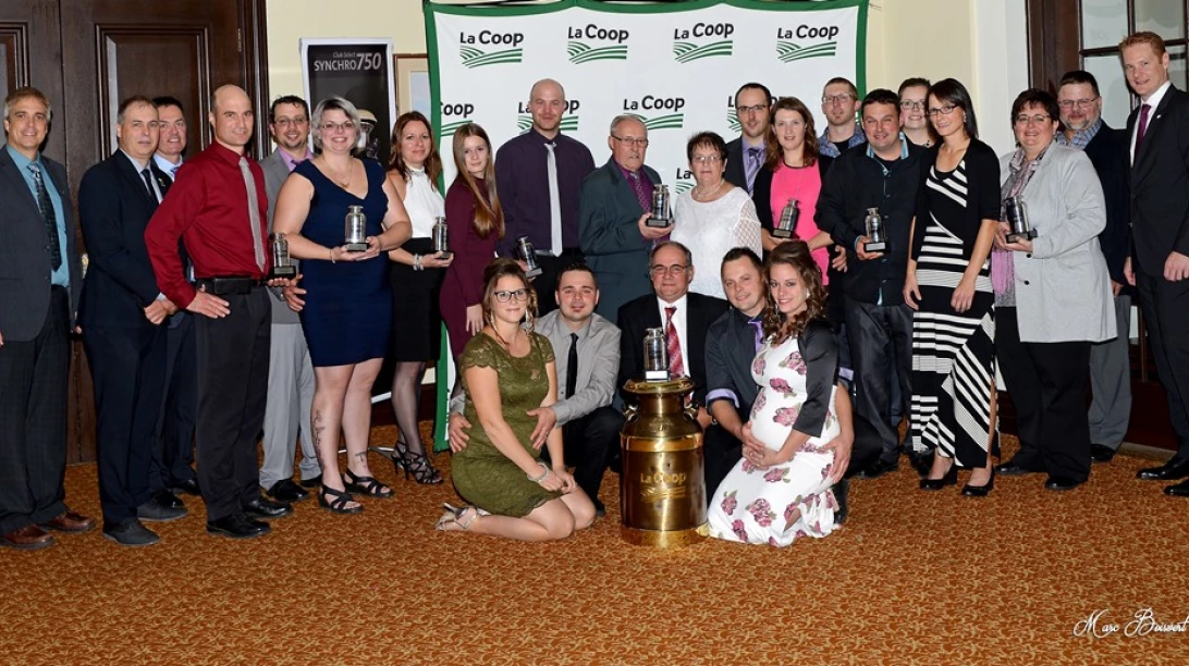 Les producteurs laitiers du Club des 300.