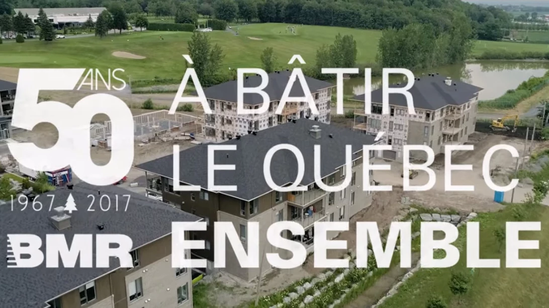 Maisons en construction.