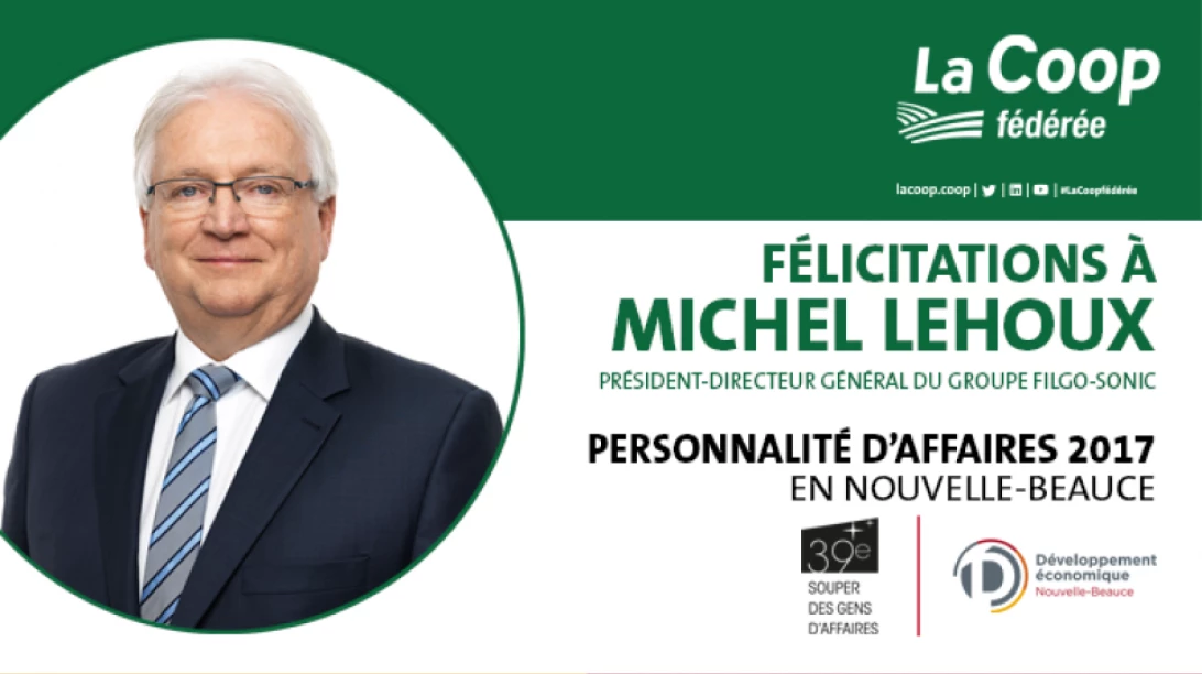 Photo de Michel Lehoux à côté du nom du titre qu'il a gagné.