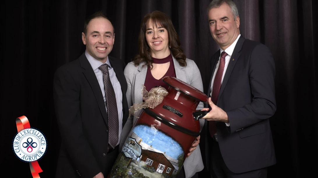 Régis Lepage, Marie-Josée Turcotte et M. René Moreau.