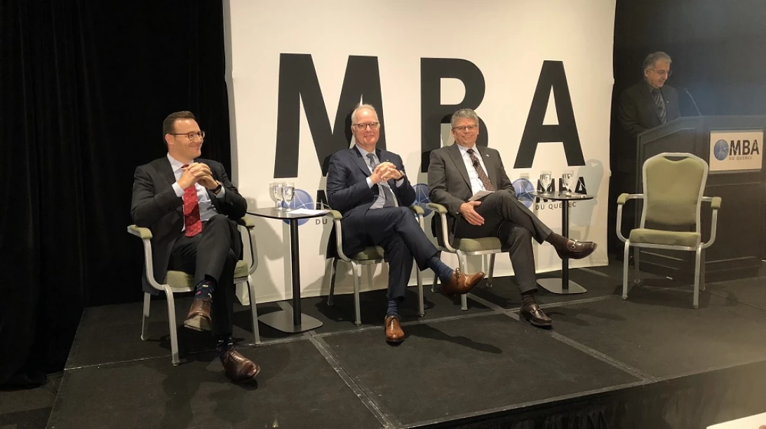 Conférence de l'Association des MBA du Québec.