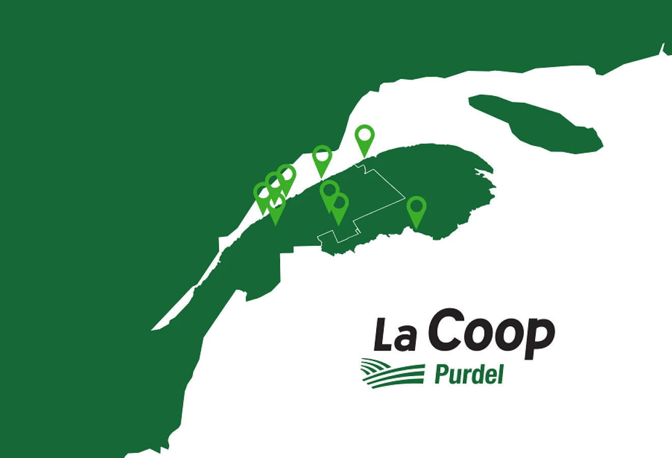 Carte de La Coop Purdel