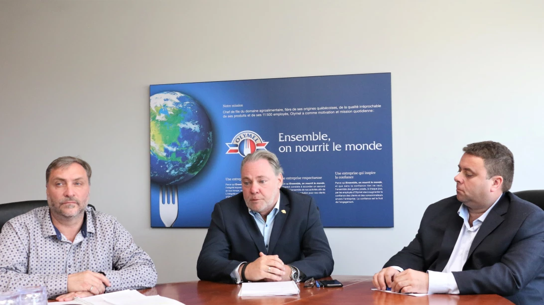 Christian Rivard, Louis Banville et Marco Dufresne.