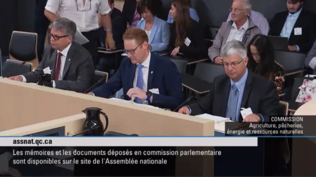 Gaétan Desroches, Sébastien Léveillé et Alexandre Mailloux.