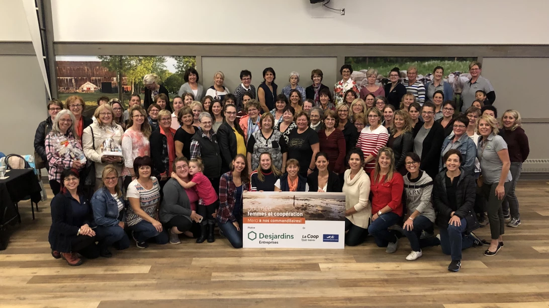 Journée « Femmes et coopération » dans la région de Kamouraska.