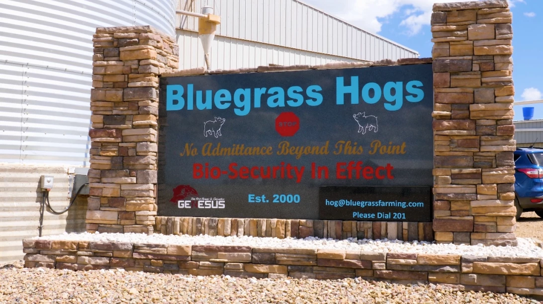 Extérieur de Bluegrass Hogs.