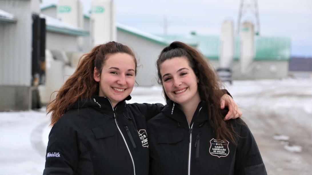 Mérédith et Mathilde