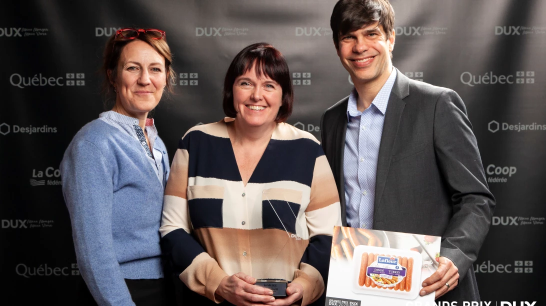 Marie-Claire Pelletier, Nathalie Trudel et David Poirier.
