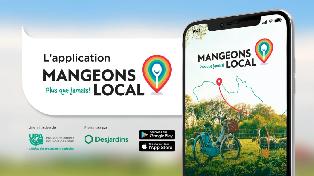 Application Mangeons local plus que jamais.