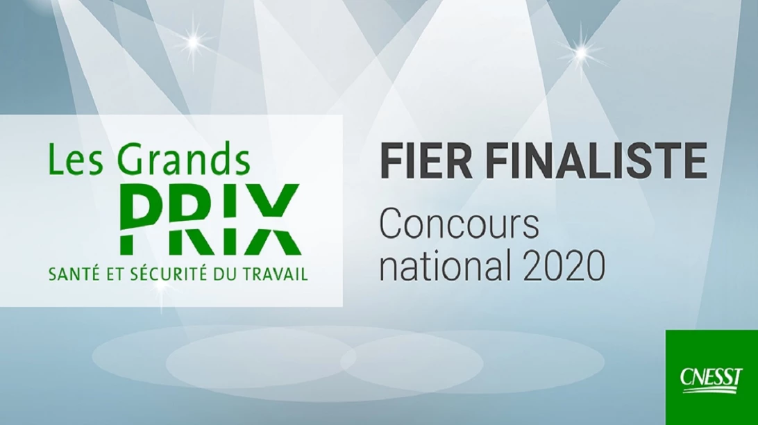 Logo des finalistes des Grands Prix CNESST.