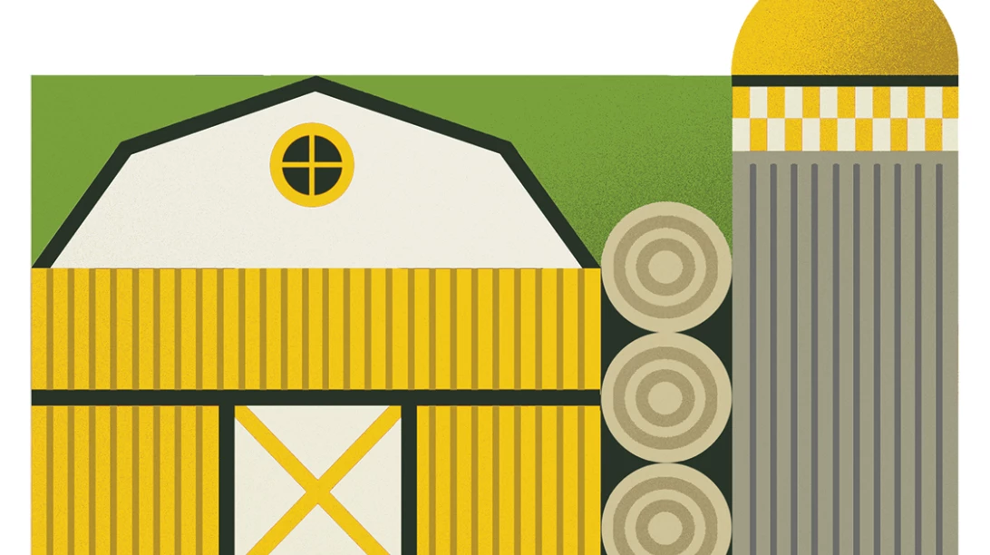 Illustration : Grange, de Luc Melançon