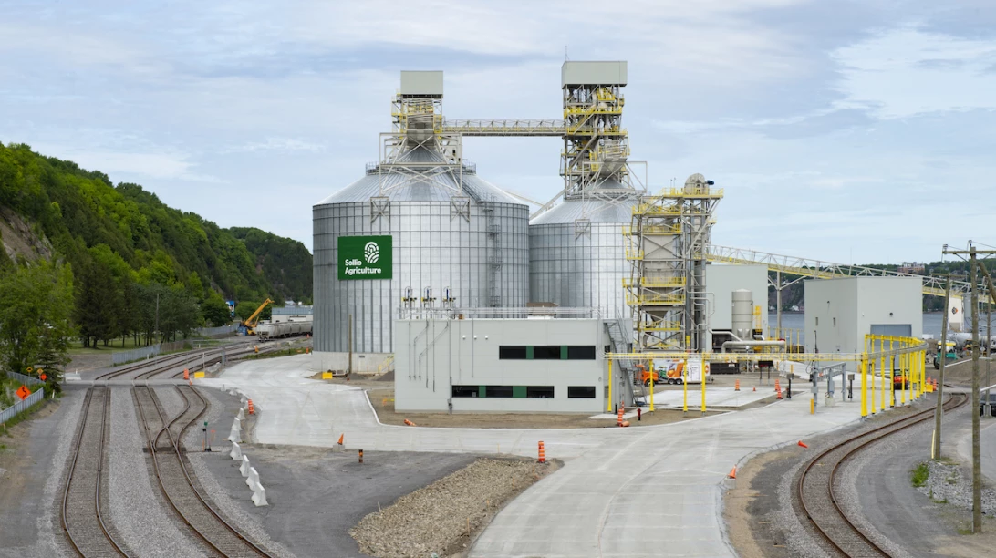 Terminal de grain de Sollio Agriculture