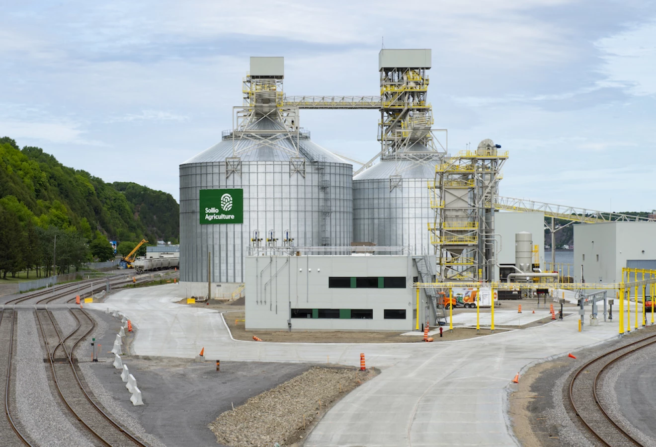 Terminal de grain de Sollio Agriculture