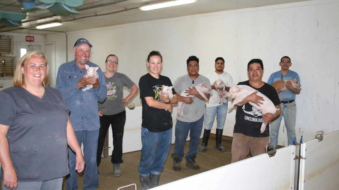 L'équipe de la ferme