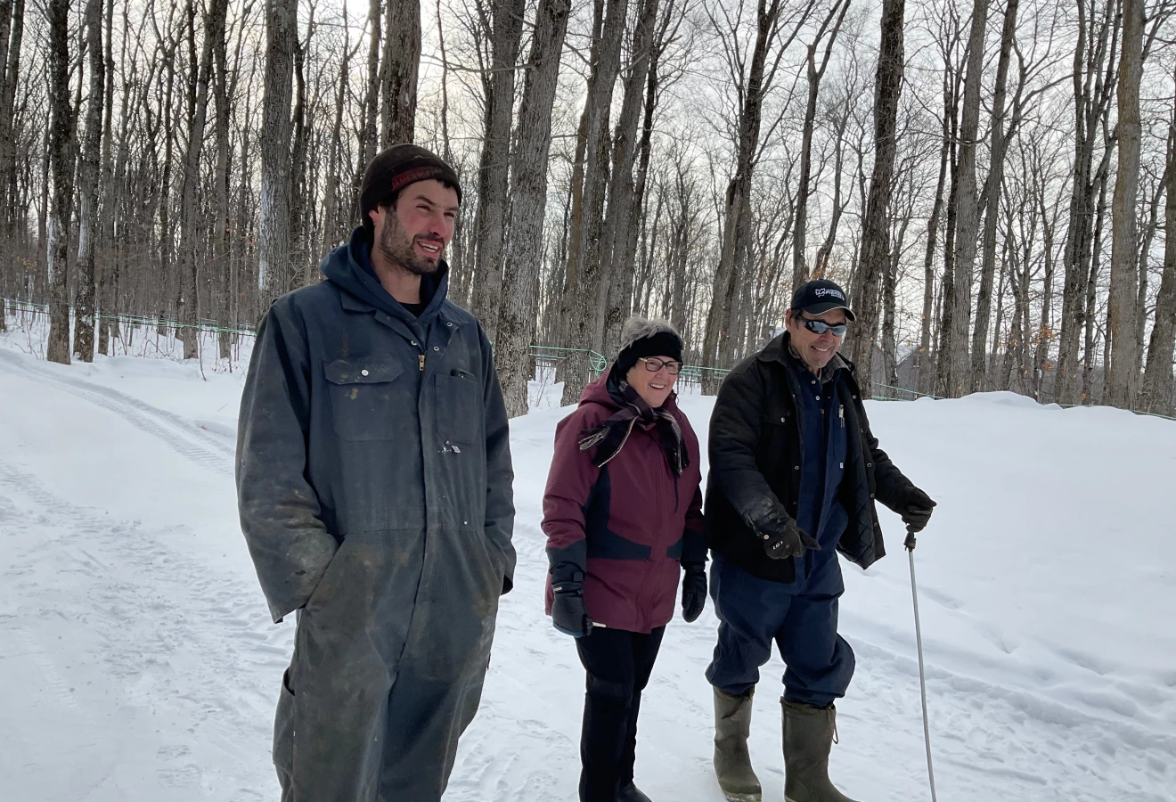 Germain Leclerc, Nicole Lacombe, ainsi que leur relève, Yan Lizotte