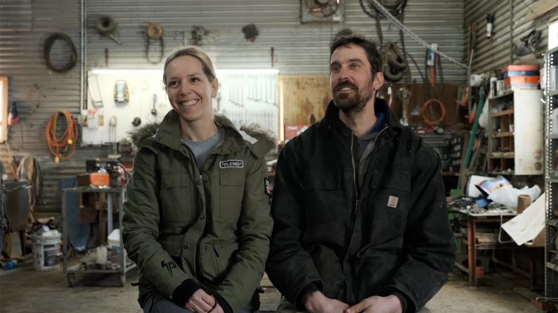 Ferme Pomerleau & Frères : Andréanne Berthiaume et Sylvain Pomerleau