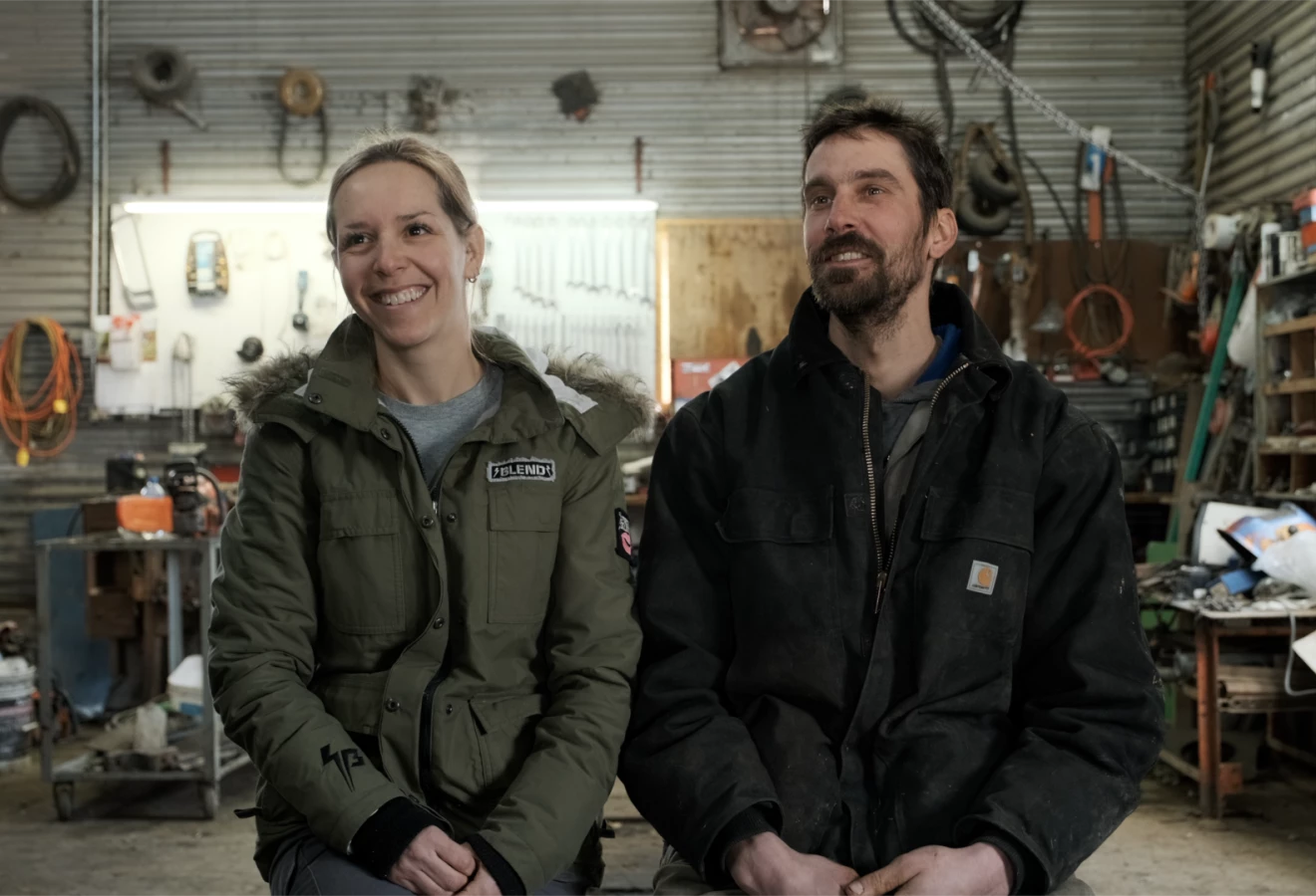 Ferme Pomerleau & Frères : Andréanne Berthiaume et Sylvain Pomerleau