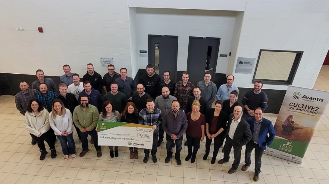 Gagnants de la relève agricole d'Avantis Coopérative