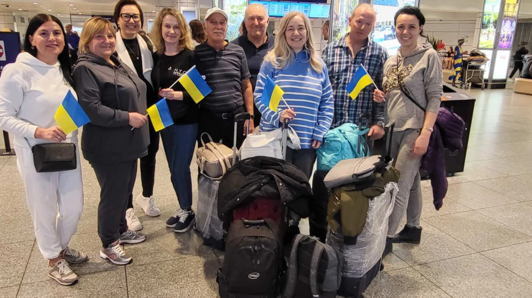 Membres d'une coopérative laitière d'Ukraine