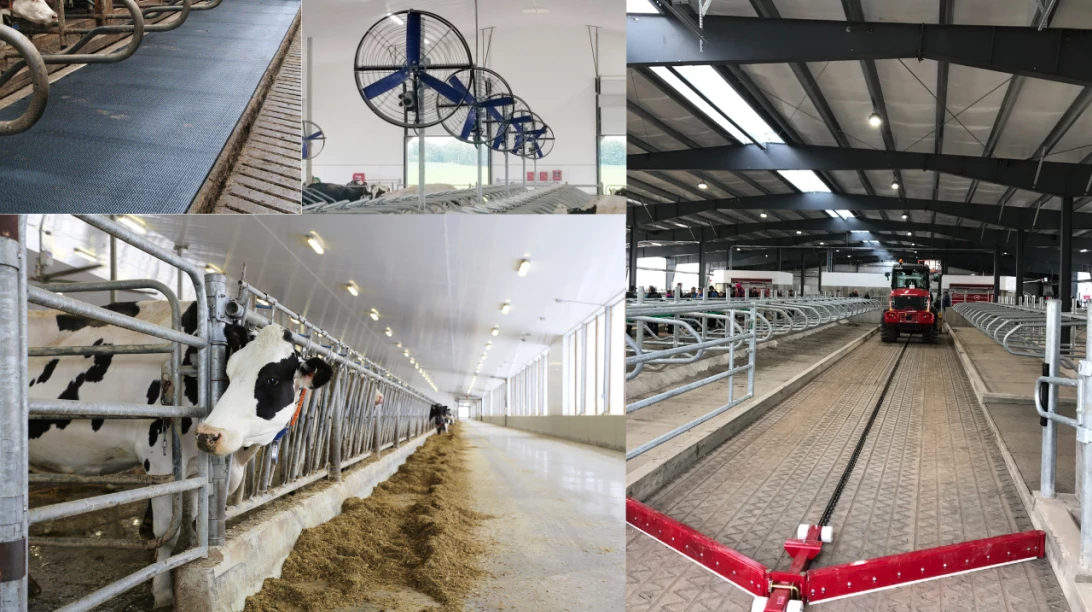 Mosaïque - Bâtiments agricoles