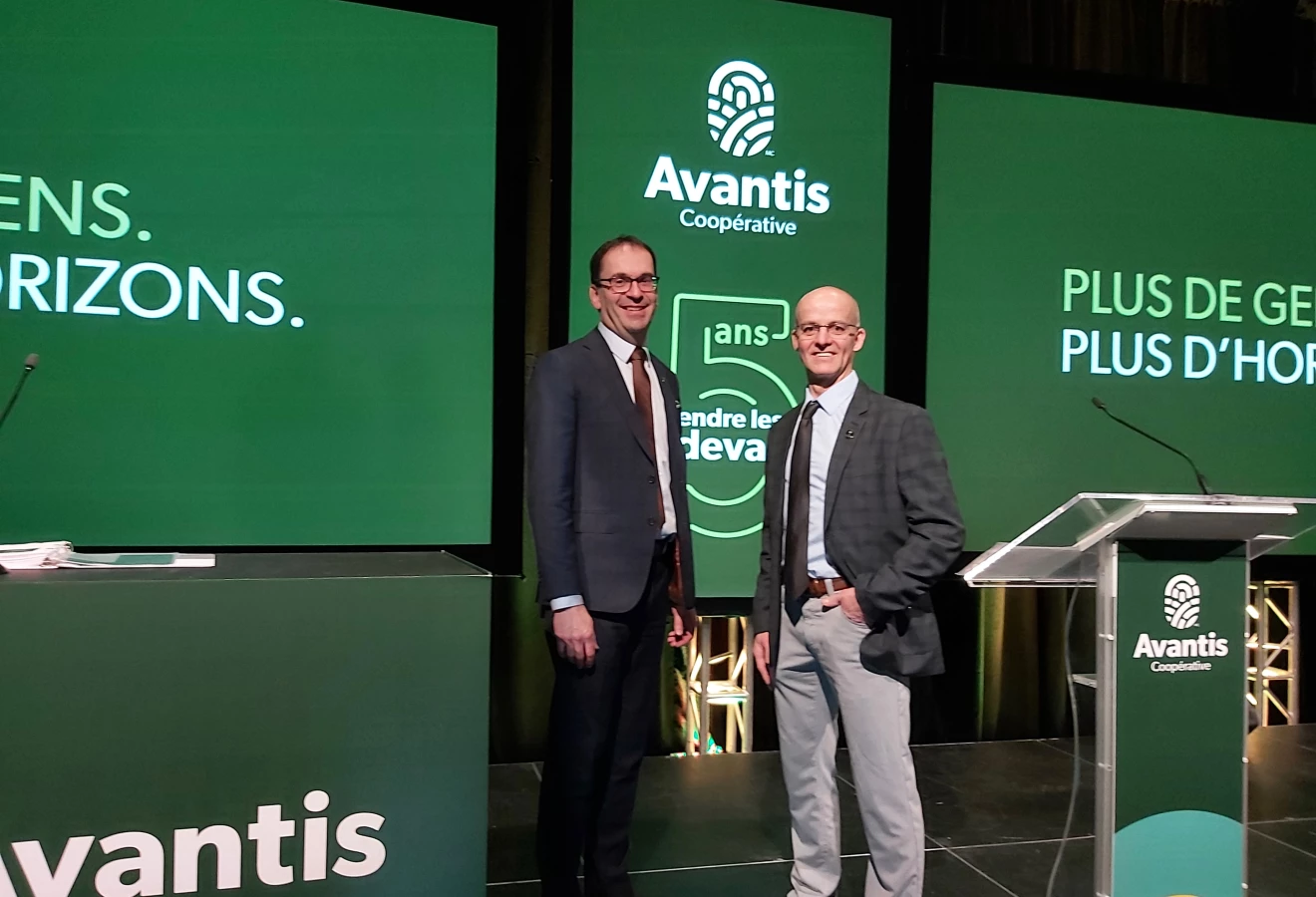 AGA Avantis Coopérative - Michel Delisle et Frédéric Martineau