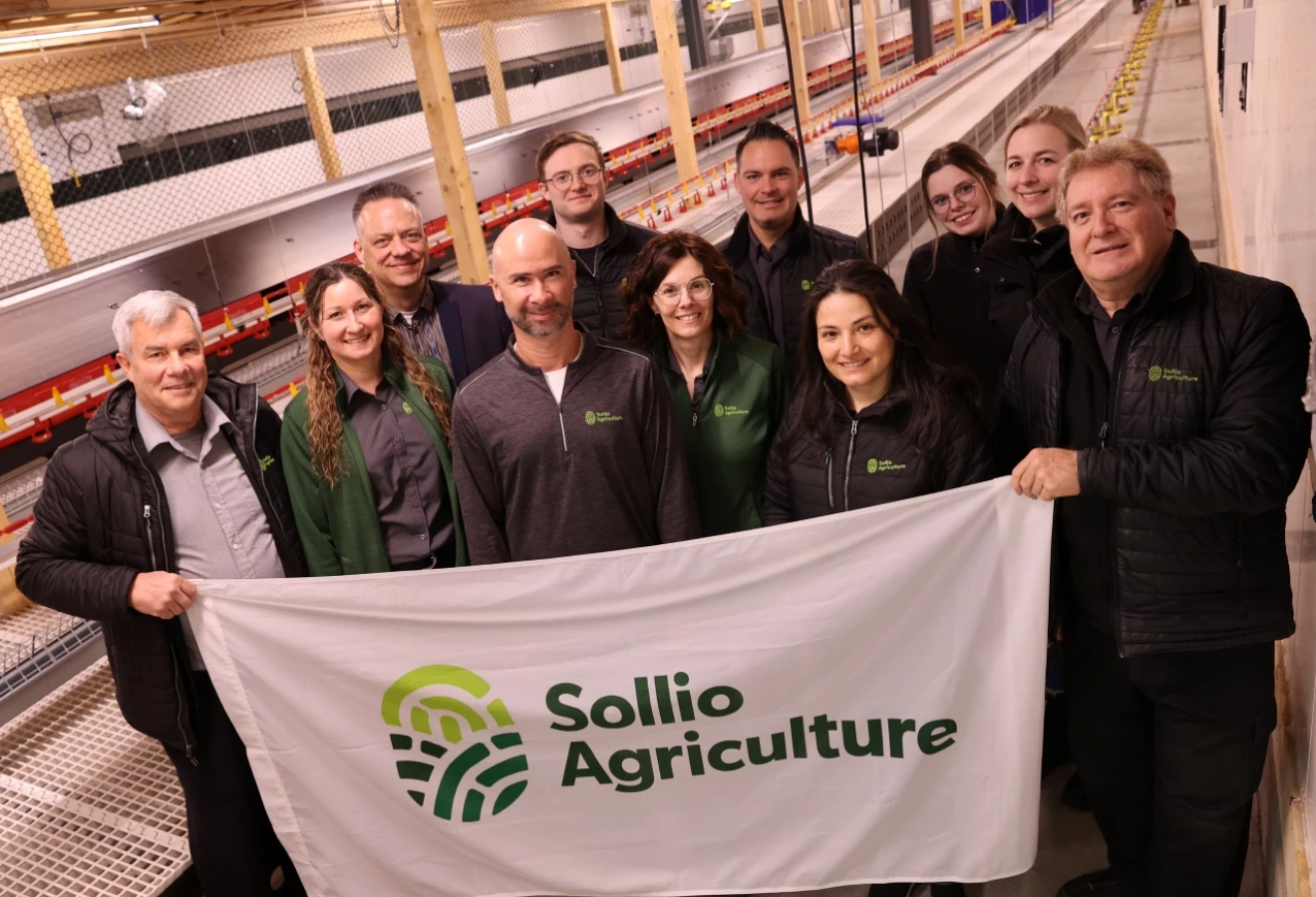 La grande équipe avicole de Sollio Agriculture