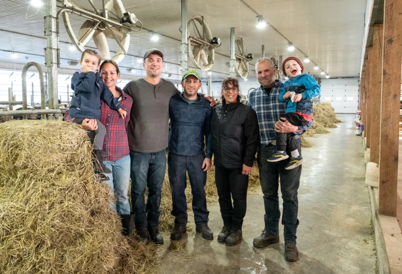 La famille de la Ferme Aviparc