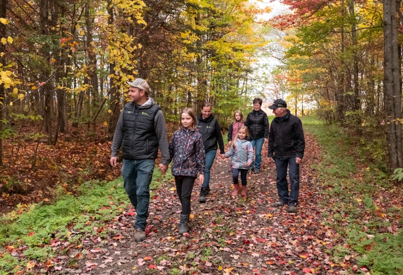 La famille de la Ferme Grolier