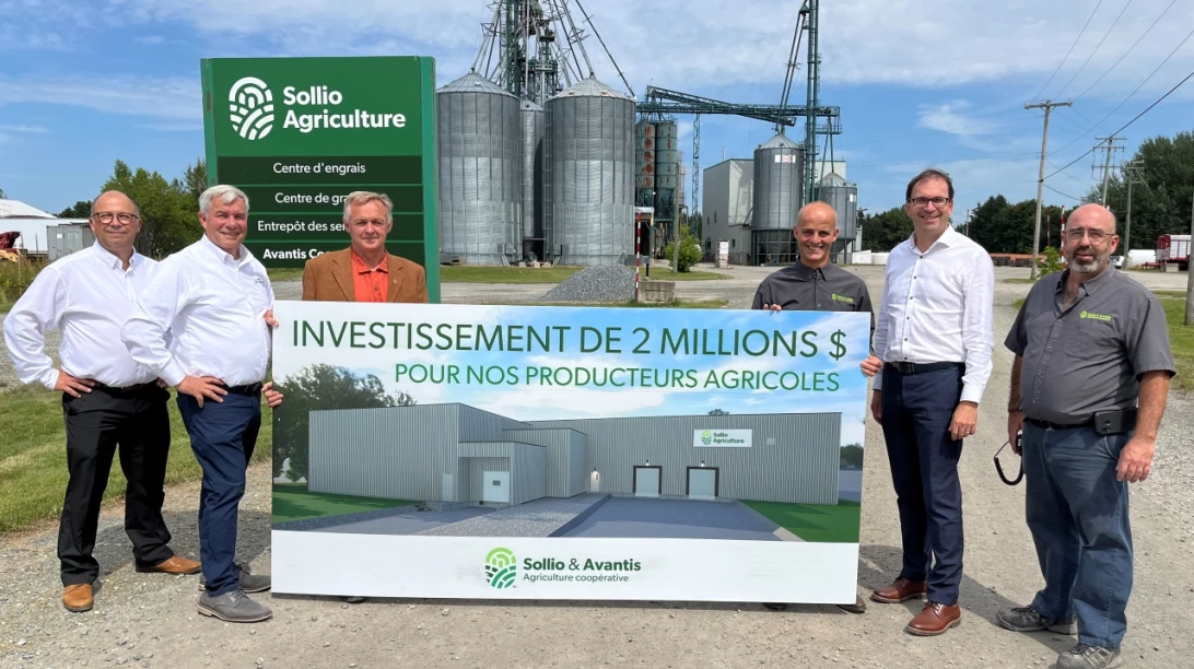 Les représentants d'Avantis Coopérative