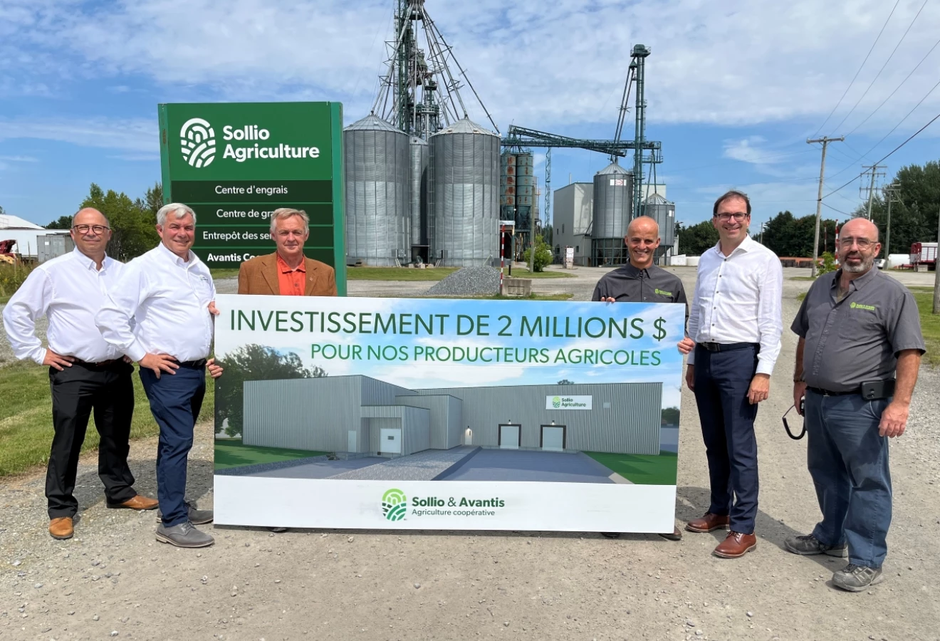 Les représentants d'Avantis Coopérative