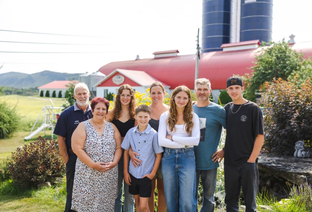 La famille de la Ferme Rodrigue