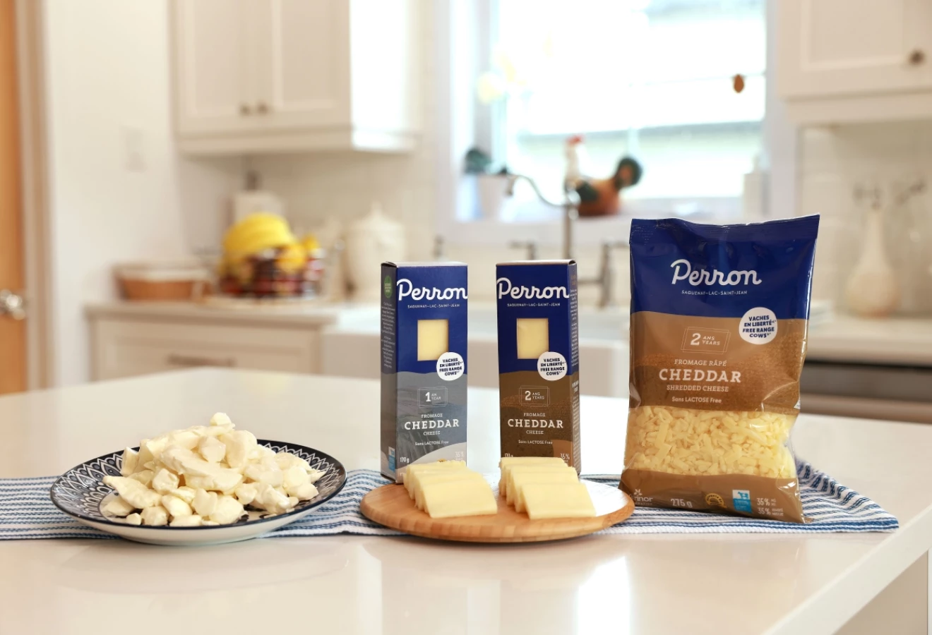 Présentation de la nouvelle image des fromages Perron