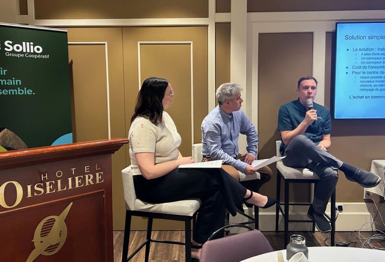 Panel avec Émilie Tremblay, Bruno Guérard et Guillaume Dallaire