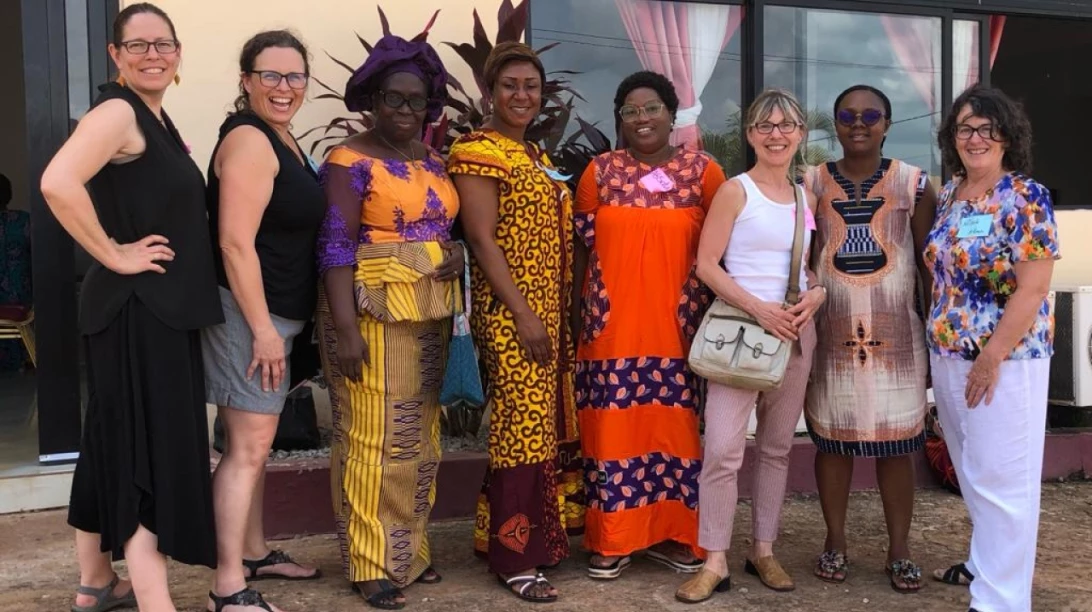 Groupe de femmes lors d'une mission de SOCODEVI