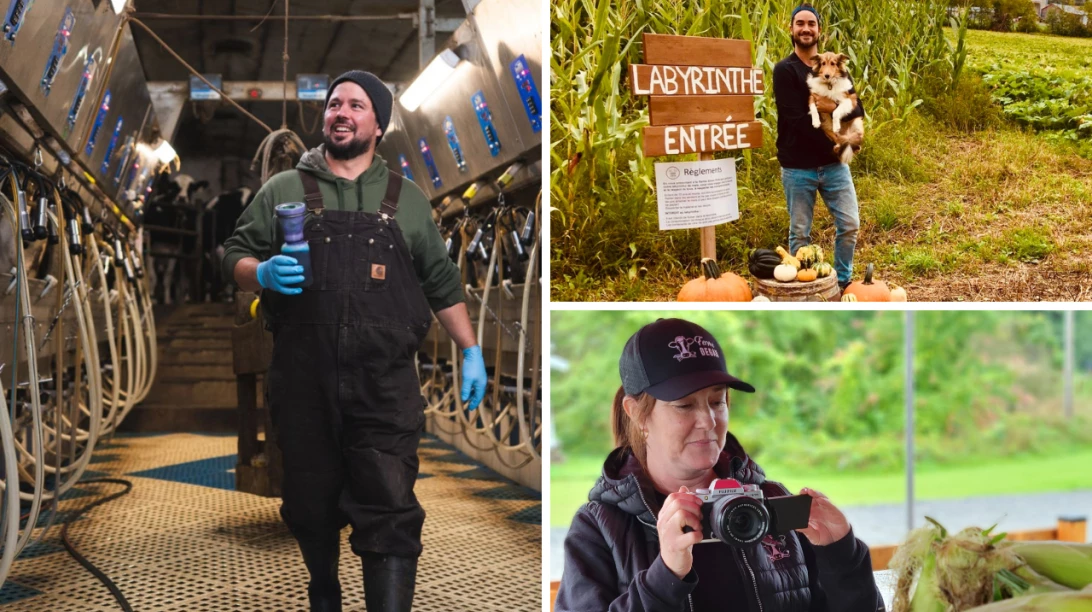 Exemples de photos pour les réseaux sociaux des fermes participantes