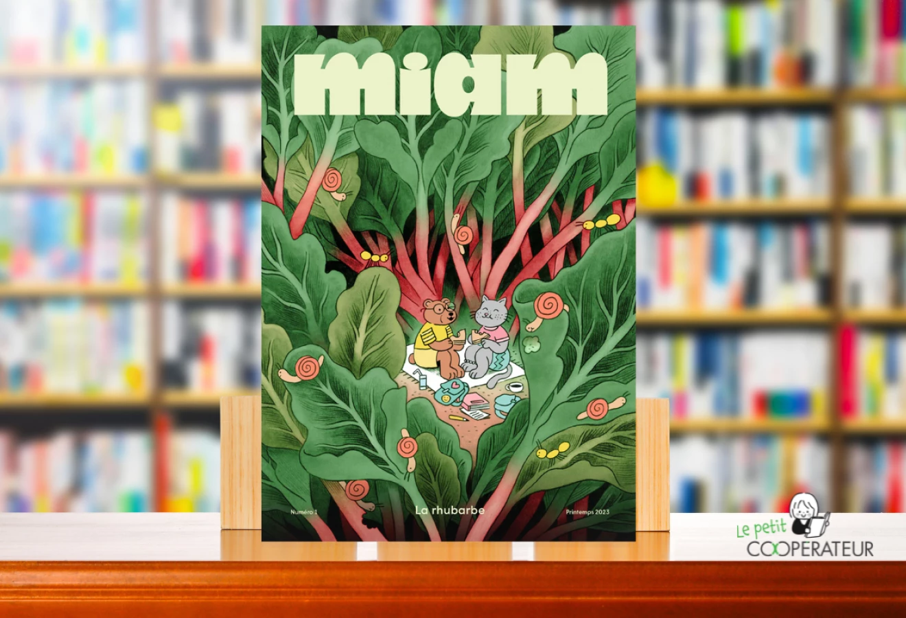 Miam et son premier numéro dédié à la rhubarbe