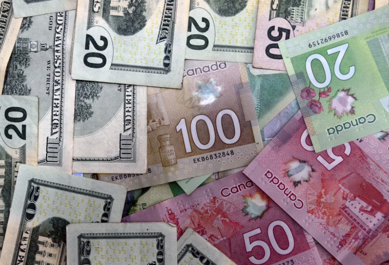 Billets canadiens et américains