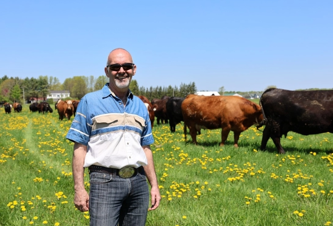 Jean Lambert, le propriétaire de la Ferme Bovicole