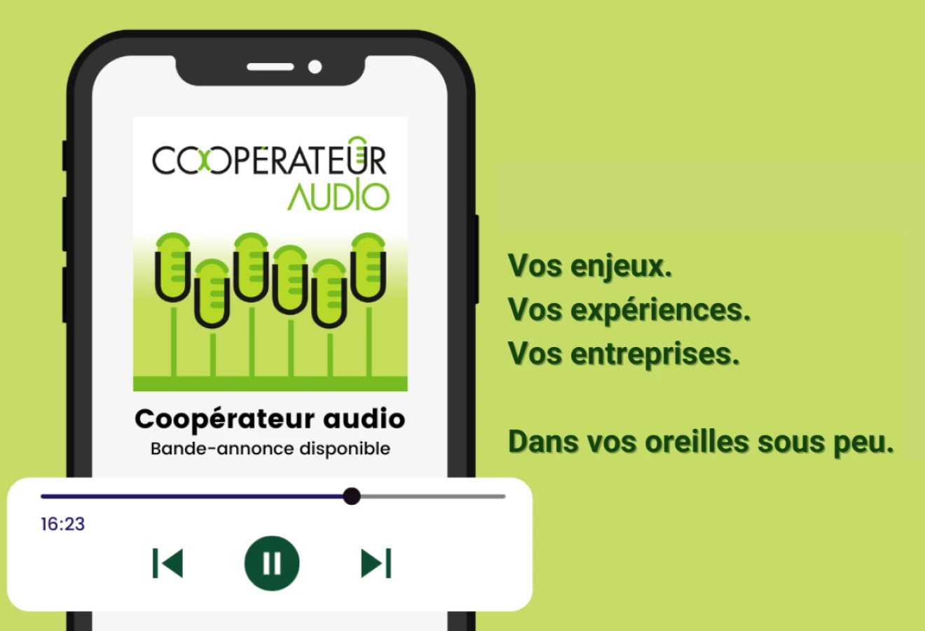 Visuel - Bande-annonce du Coopérateur audio disponible