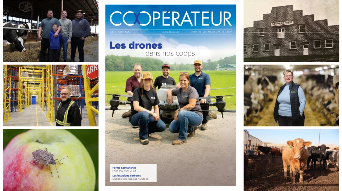 Montage du magazine de juillet-août 2025