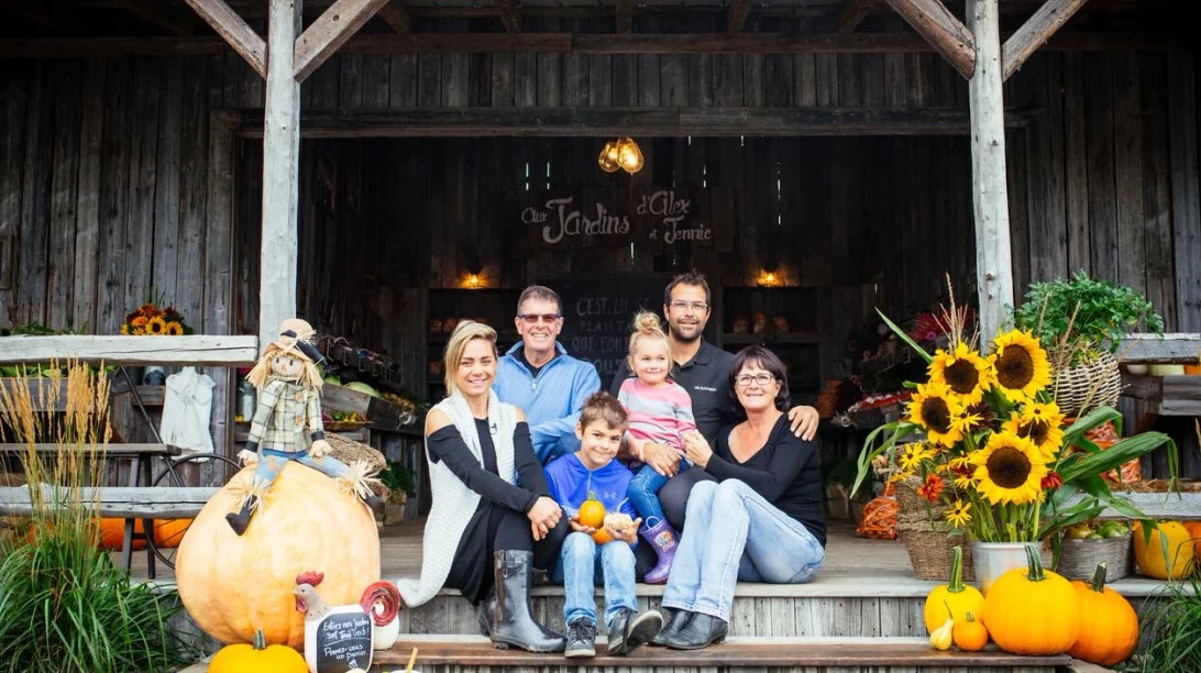 Famille des Jardins d'Alex et Jennie