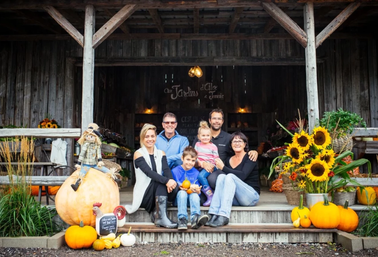 Famille des Jardins d'Alex et Jennie