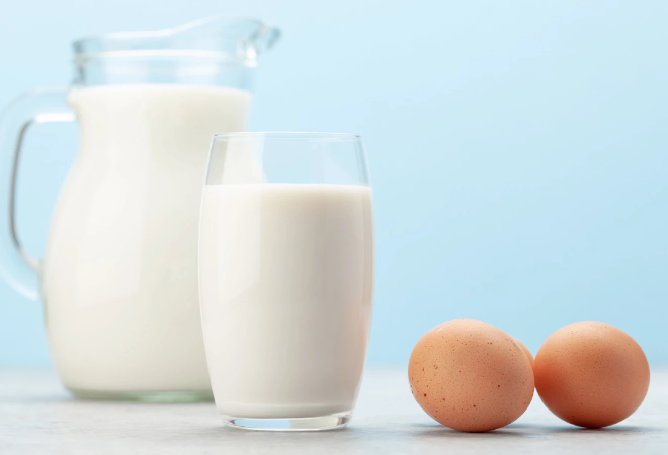 Du lait et des oeufs