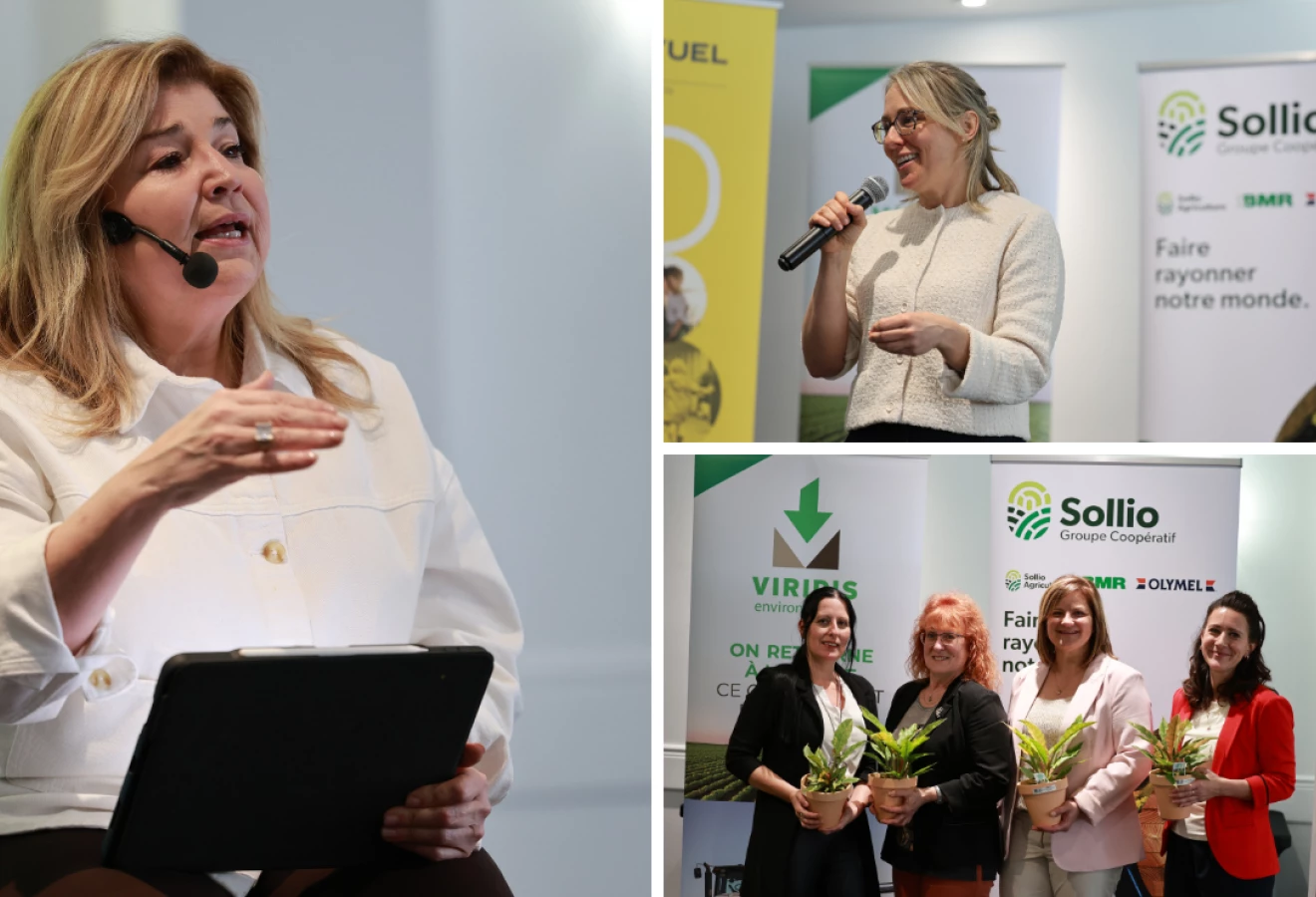 Montage de photos du Forum coopératif féminin de 2025