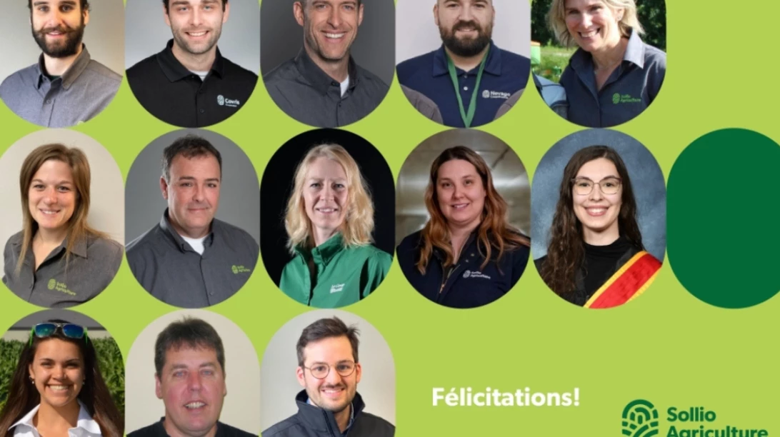 Mosaique des gagnants de la rencontre experts-conseils de Sollio Agriculture 2023