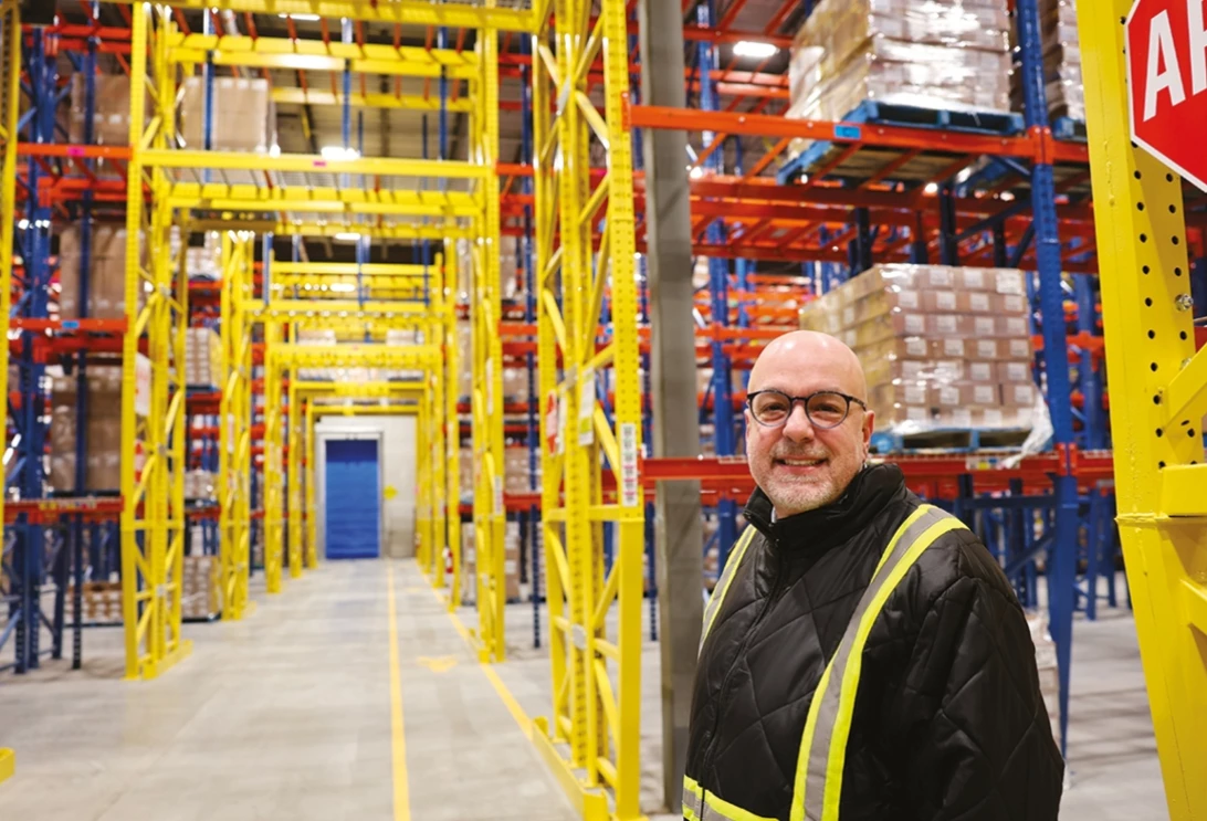Alexandre Tarini, vice-président principal, chaîne d’approvisionnement, chez Olymel